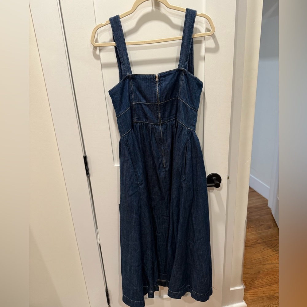 Reformation Denim Blue Women's Dress (Tagliatelle Dress)